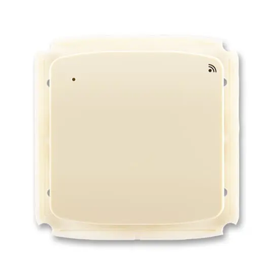 vysílač RF signálu s krátkocestným ovladačem, nástěnný, 868 MHz, slonová kost, design TANGO
